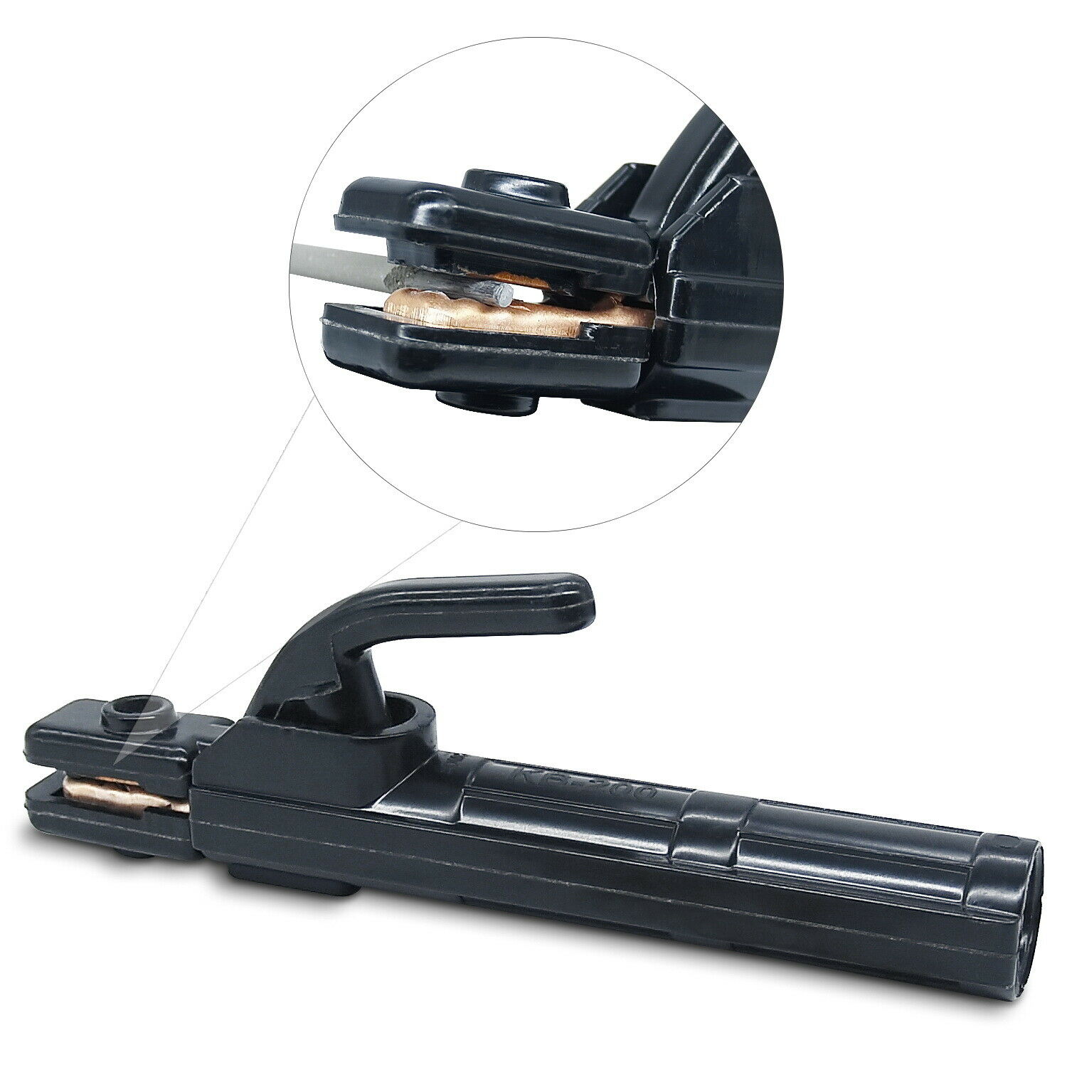 300A Elektrode Houder Stok Lassen Staaf Koper Mini Kabel Lassen Klemmen Stinger Klem Tool Hittebestendige