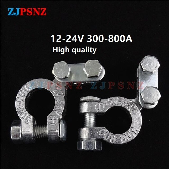 12v 24v auto auton akun napa yläreunassa pikapostin johdin kaapelin kiinnitysliitin positiivinen &amp; negatiivinen sähköliitin auton lisävaruste: 2 kpl tupla