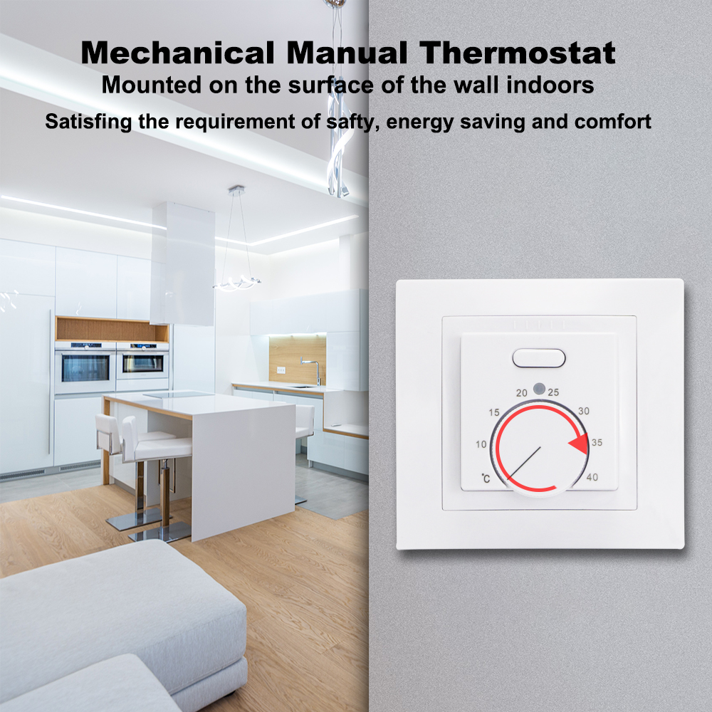 Termostato de habitación MINCO HEAT Electric MK05, controlador de temperatura de 220V 16A para sistema de calefacción por suelo radiante