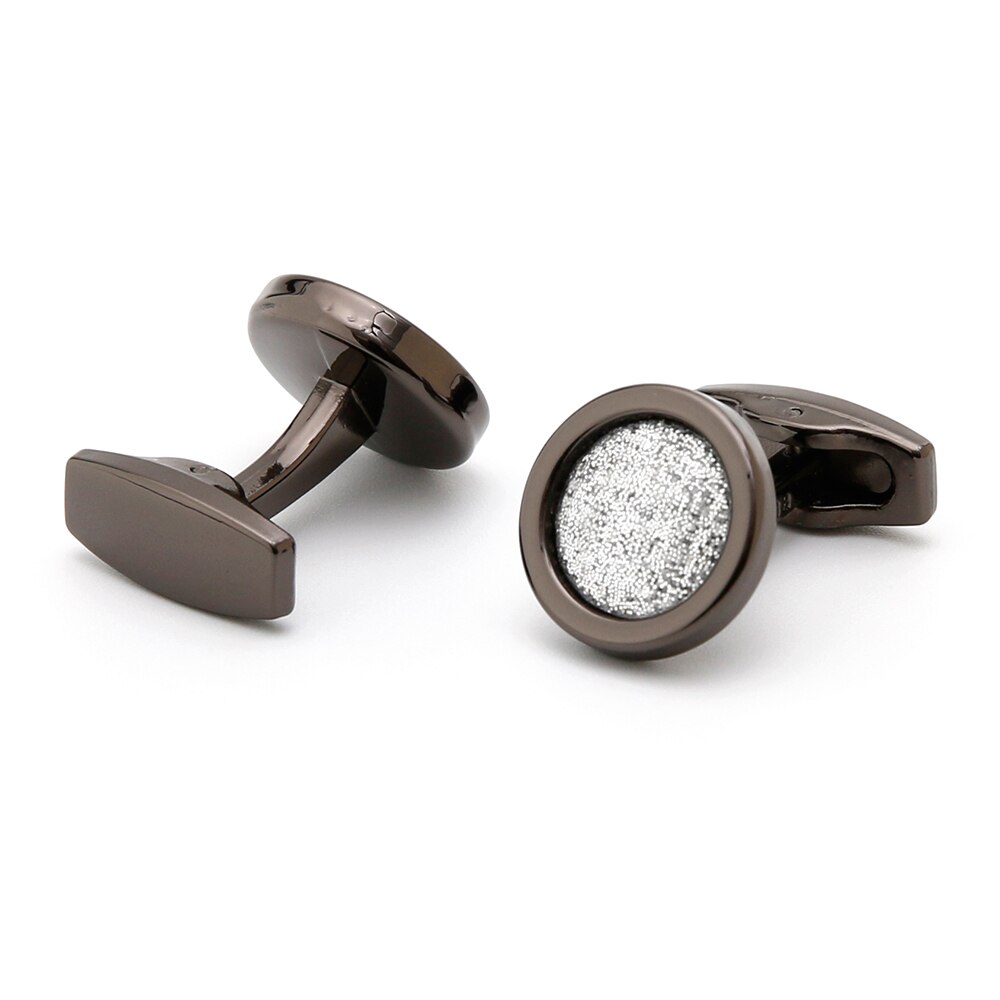 TOMYE – boutons de manchette en métal pour hommes, de , ciel étoilé, rond, pour robe de soirée, pour de mariage: XK20S039