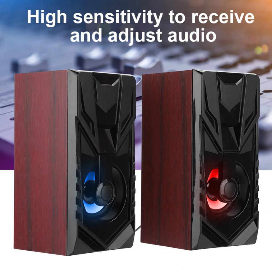 1 Set Van Houten Modieuze Mini Desktop Speaker 2.0 Multi-Media Usb Laptop Speakers