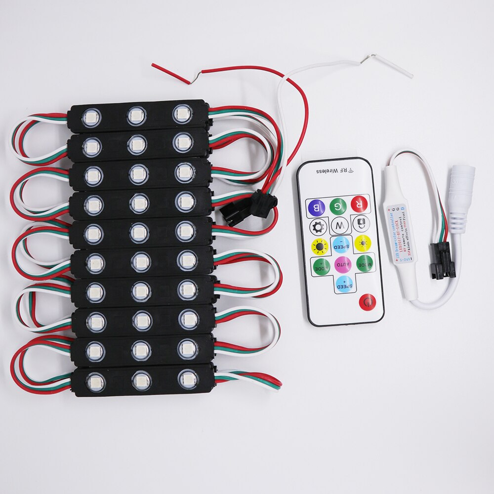 12V WS2811 Rgb Led Module Pixel Led Licht IP65 Waterdicht Voor Reclame Brief Led Teken Backlight 20Pcs: led control