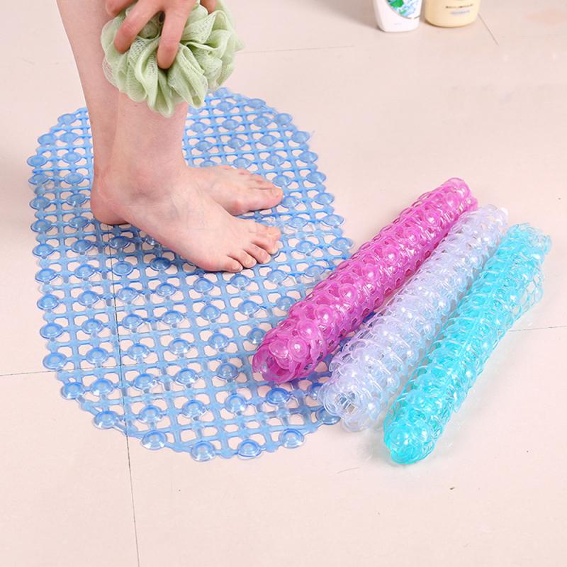 1Pcs Bathroom Mat Set Anti-Slip PVC Floor Mat Non Slip Soft Toilet Bathroom Rugs Practical Household Merchandises Bath Mats