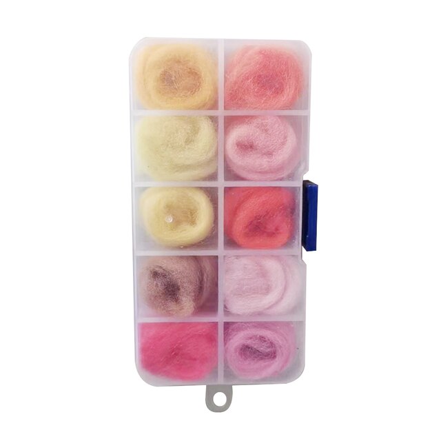 10/15/24/36 DIY Mixed Colors Needle Felting Wool Felting Tools Handmade Felt Needle Felting Craft Fabric Handcraft Accessories: 03
