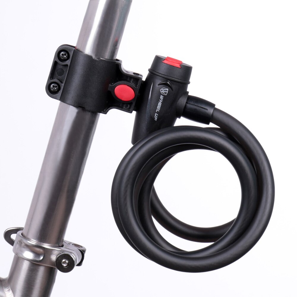 Hjul  up 1.2m 1.8m cykel adgangskode nøgellås anti tyveri cykellås ståltråd sikker mtb cykel sikkerhed stållås til cykel