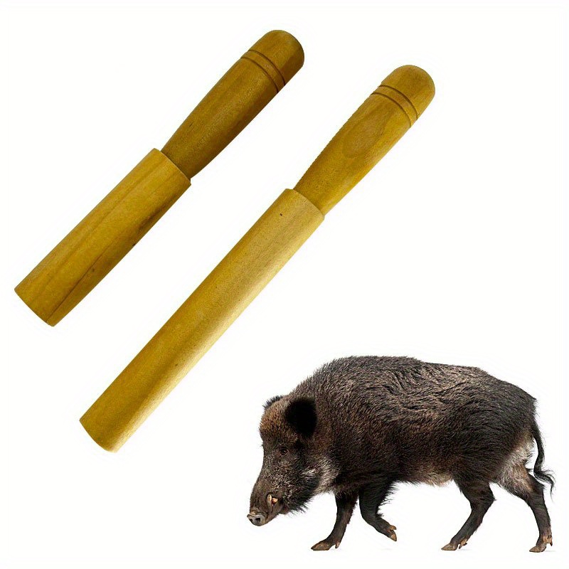 Llamada de cerdo salvaje de madera que atrae bocinas silvestres con silbato de sonido de imitación para una comunicación efectiva de la vida silvestre para la caza al aire libre