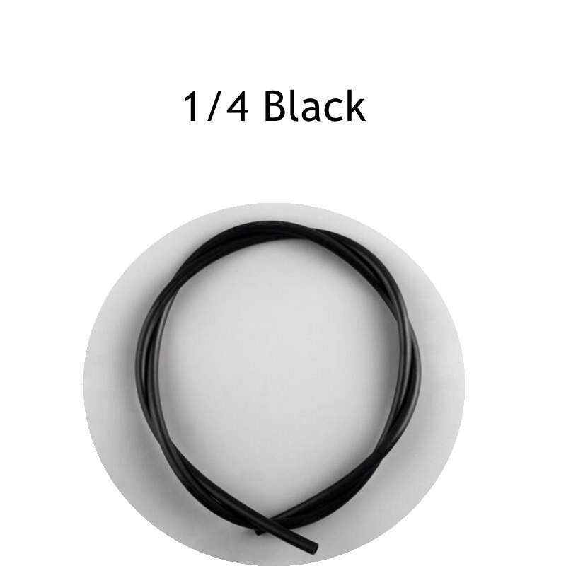 5m/viel 1/4'' 3/8'' PE Rohr Weiß/verrotten/Blau/Schwarz/transparent Lebensmittel Klasse flexibel haushalt RO Wasserfilter Schlauch Sanitär: 1 4 schwarz