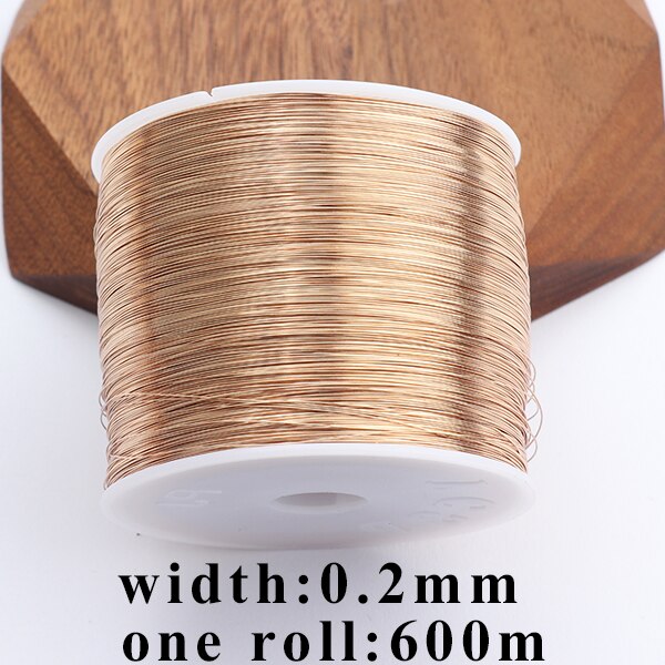 GUFEATHER M754,jewelry accessories,copper wire,18k gold plated,0.3 microns,diy bracelet necklace,jewelry making,one roll/lot: M75402