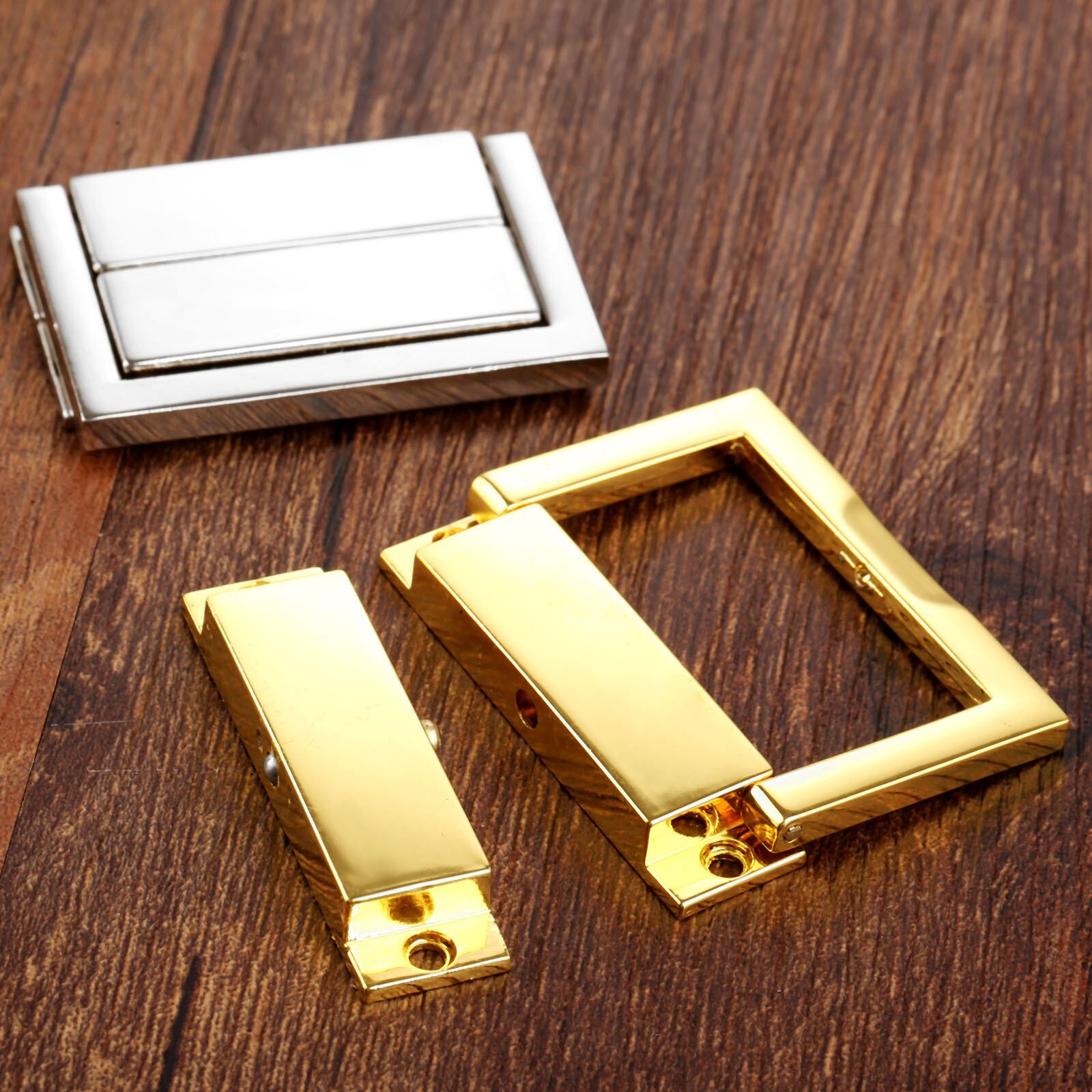 1pc 48*30mm æsker hasp lås vippelås låse til smykkeskrin kuffert spænde klip lås møbel hardware