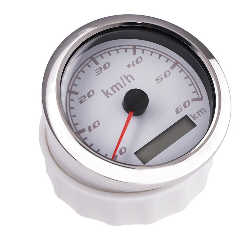 60 km/h GPS Speedometer Odometer 85mm Speed Gauge 120km/h 200km/h With GPS Antenna For Marine Boat Car ATV Truck Red Backlight
