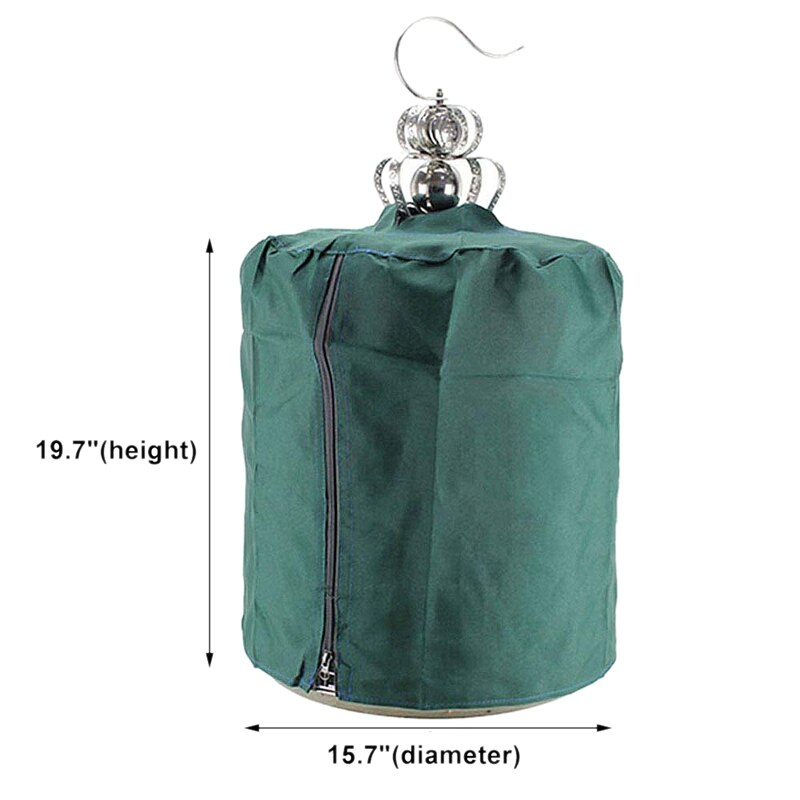 Universal Bird Cage Cover Shade Windproof Cloth Green - Bird Cage Not Included