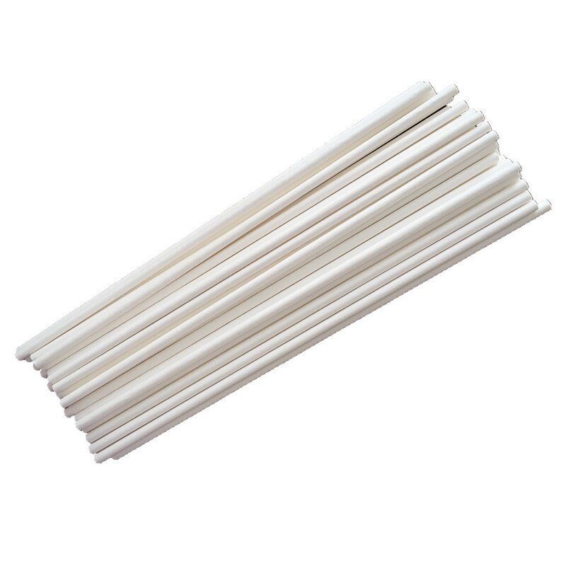 100 unids/set dulces tonto palos de papel de grado palo de piruleta Chocolate caramelo azúcar artes blanco DIY herramienta de molde 3 tamaños