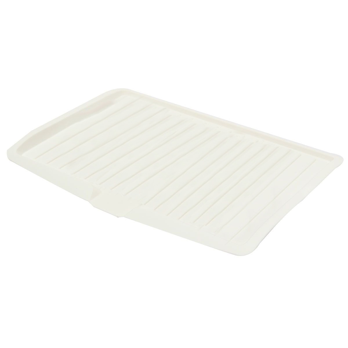 GSFY-egouttoir vaisselle plastique egouttoir plaque range couverts evier cuisine support étagères grand blanc