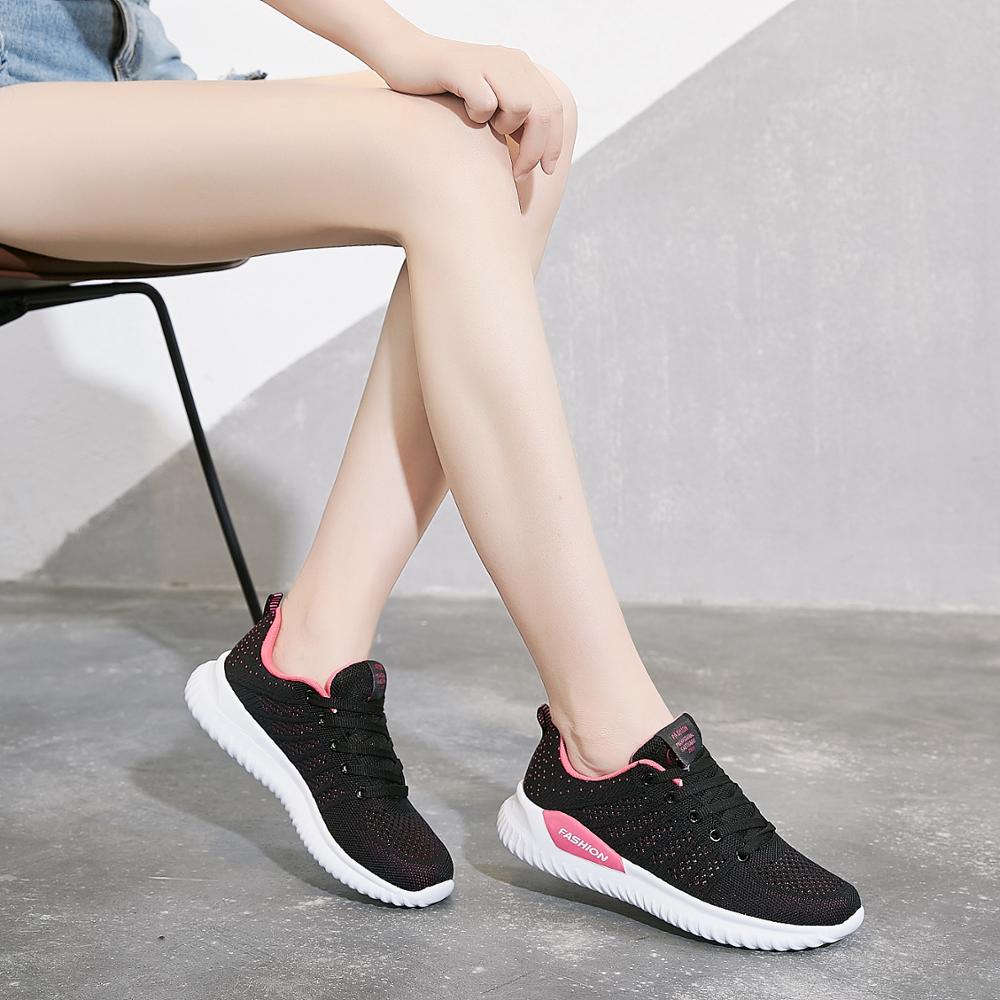 Tenis feminino märke lätta mjuka gympaskor dam tennisskor kvinnlig stabilitet promenadsneakers sneakers billigt