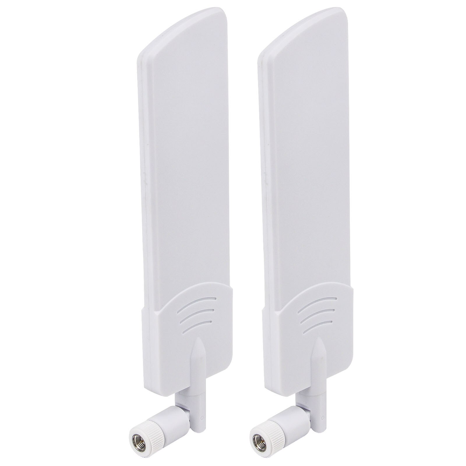 2pcs 600-4900Mhz 5G Antenna 12dbi Omni 5G LTE SMA Male 3G 4G GSM Full Frequency Directional Booster Amplifier Antenne: 2pcs White