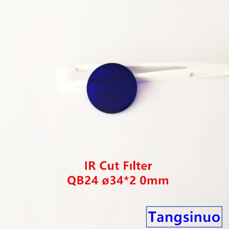 34*2.0Mm Amblyopie Threapy Filter Blauw Glas QB24 BG12