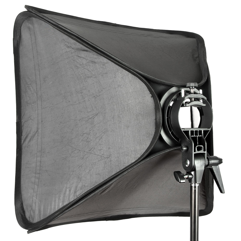 Godox 40*40 cm Foto Paraplu Softbox Diffuser met S-type Bracket Bowens Houder voor Speedlite Flash Light