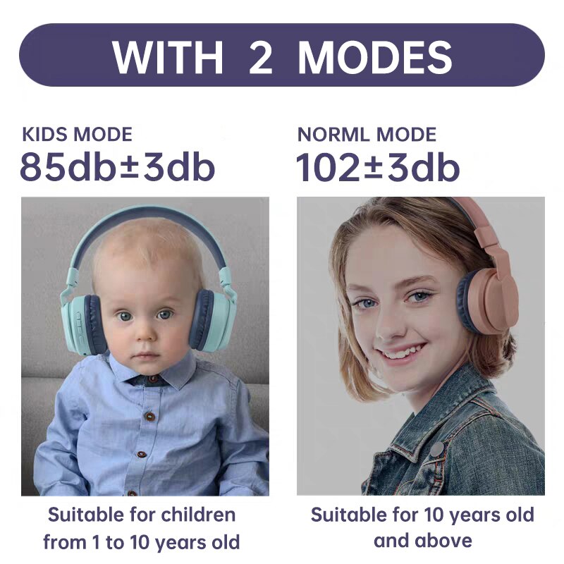 Wireless Earphones kids Headphones Children Bluetooth Headsets Kid Headphone Kids Earphones Headphones Bluetooth Child Earphone
