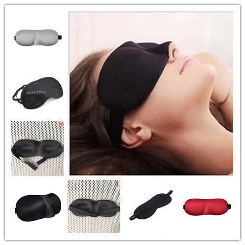 1pcs 3D Sleep Mask Natural Sleeping Eye Mask Eyeshade Cover Shade Eye Patch Women Men Soft Portable Blindfold Travel Eyepatch