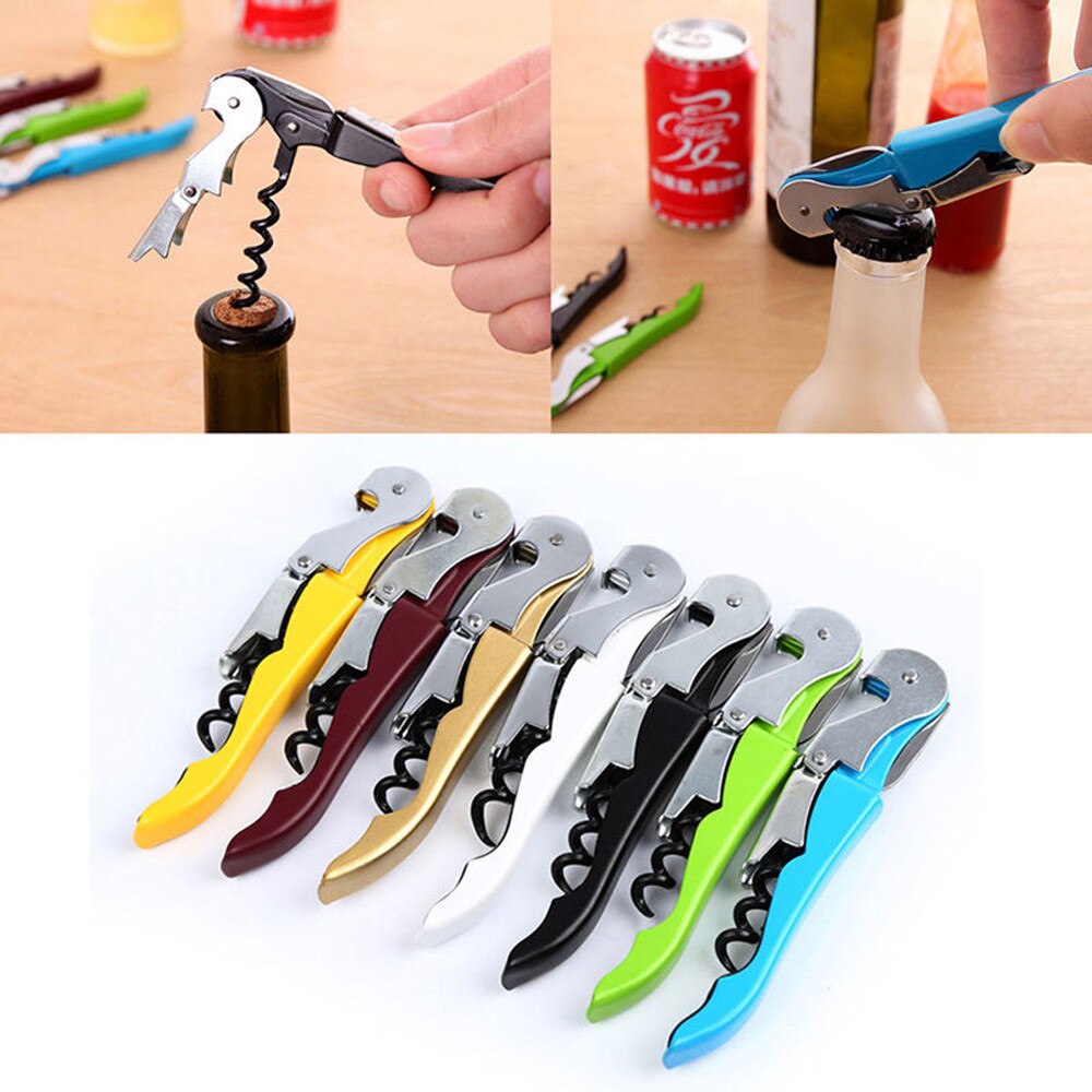 Bier Rode Wijn Flesopener Rvs Kurk Schroef Corkscrew Multifunctionele Wijn Flesopener Keuken Bar Accessoires