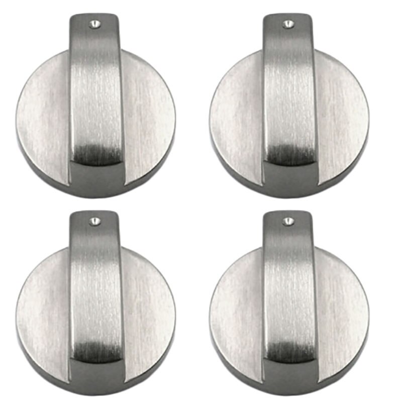 Spisar spisknoppar ugnsratt ugnsratt zinklegering universal silver gasspis kontrollrattar adaptrar ugnsvridknapp matlagning