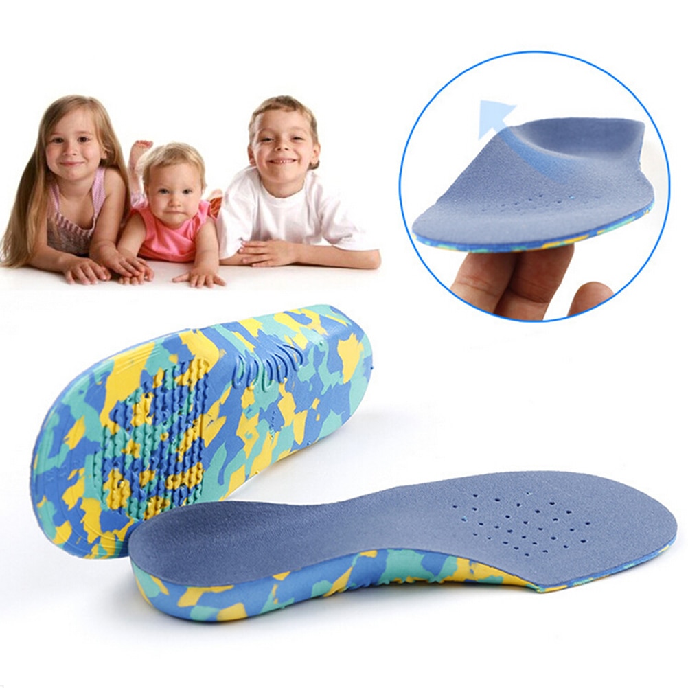 Børn børn eva ortopædiske indlægssåler til børnesko flad fodbue støtte ortotiske puder korrektion fødder pleje
