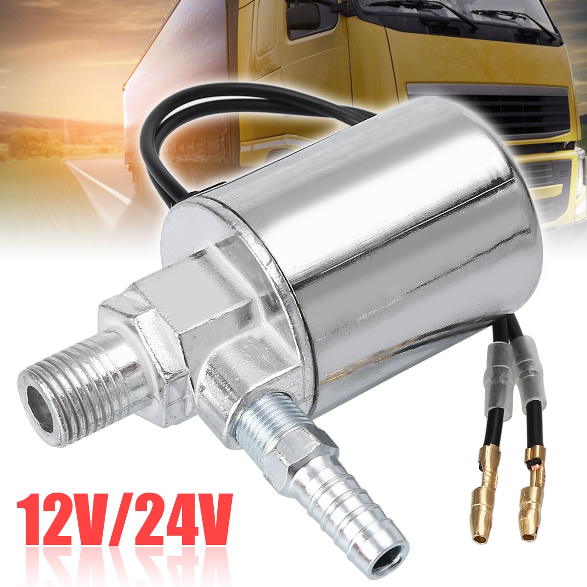 12v 24v ilmatorvea ja ilma -ajojärjestelmien magneettiventtiili 1/4 tuuman metallinen junan kuorma -auton ilmaäänitorven sähköinen magneettiventtiili 180 psi