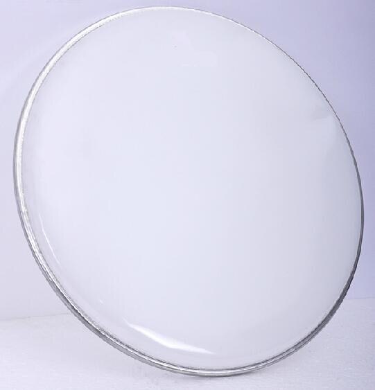 Têtes de tambour en céramique blanc, noir, Semi-blanc, 20 pouces, Surface de tambour contrôlée, avec matériau PET importé: 20inch semi-white