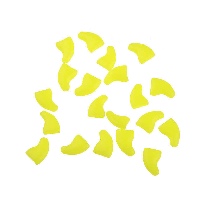 20Pcs Soft Cat Nail Caps Pet Paw Claws Voor Kat Nail Grooming Protector Cover Met Lijm Lijm Cat Grooming levert: 07