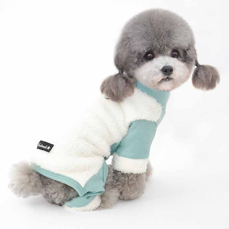 automne et hiver style vêtements pour animaux de compagnie chien vêtements chiot vêtements à quatre pattes Teddy poméranie vêtements chat vêtements: green / XXL