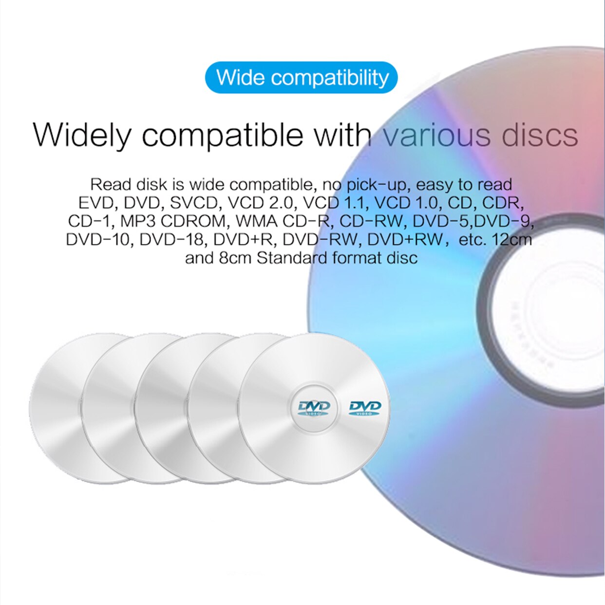 Lecteur optique externe Slim USB type-c RW pour CD, DVD, enregistreur, graveur pour ordinateur de bureau, portable, Mac