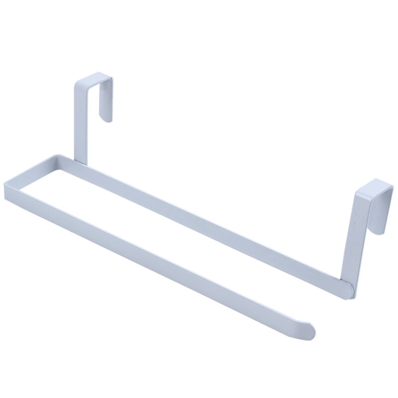 Keuken tissue houder hangende badkamer toiletrol houder rek keuken kast deur haak houder: Wit