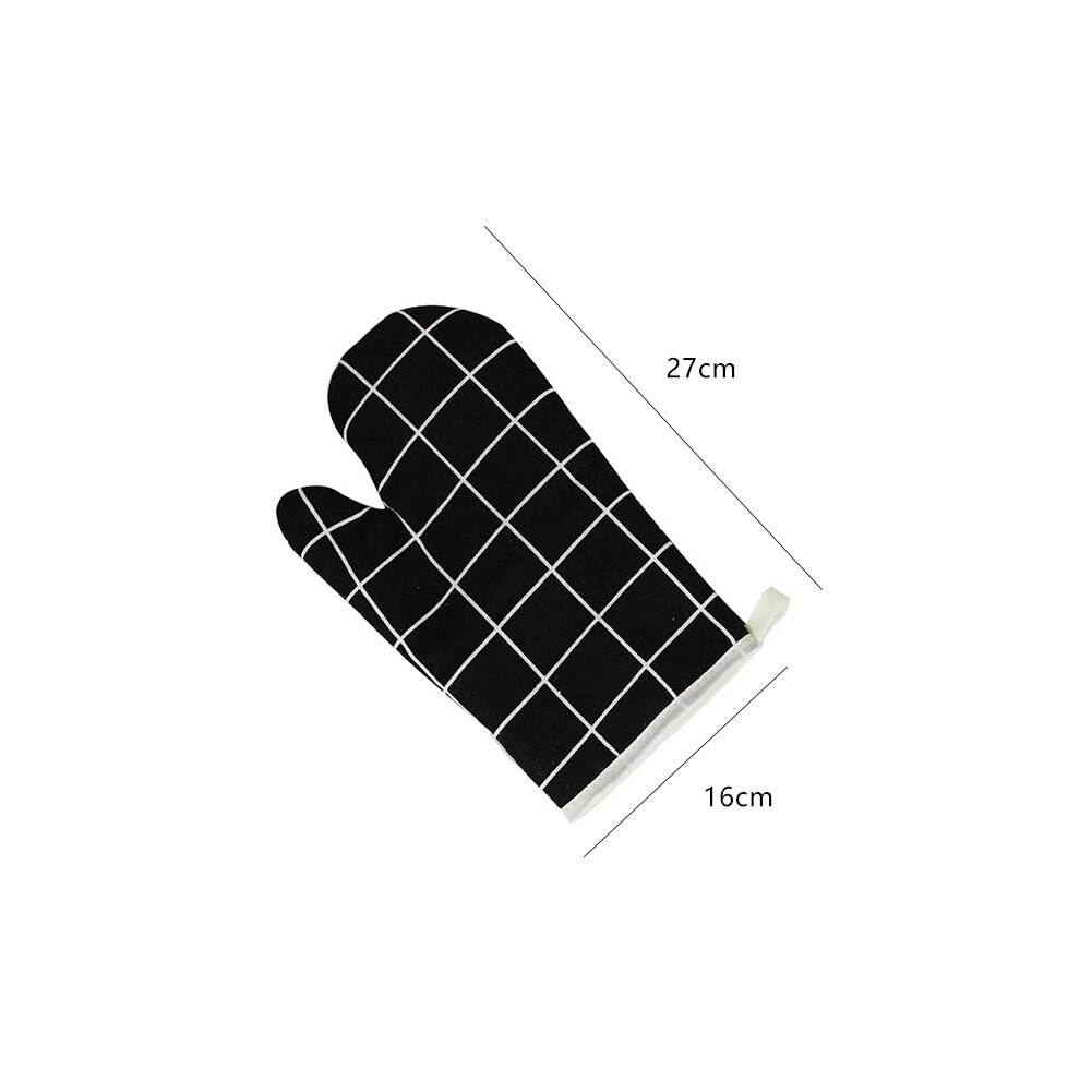 Guante de algodón para el horno guantes antideslizantes aislantes antideslizantes para cocina guante de horno microondas