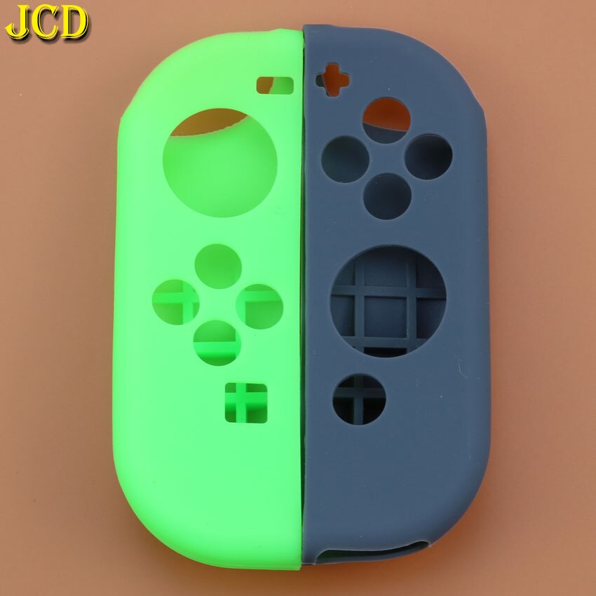 JCD della Gomma di Silicone Copertura Della Cassa Della Pelle Per Nintend Interruttore Gioia Con Controller Per NS Interruttore NX JoyCon Grip: GO