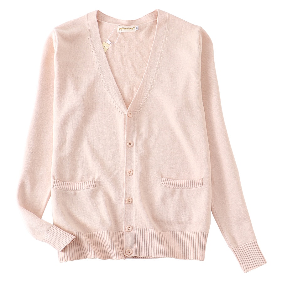 College Stijl Student Vest Zoete Jk Uniform Lolita Trui Koreaanse V-hals Trui Losse Uitloper Japanse School Uniform