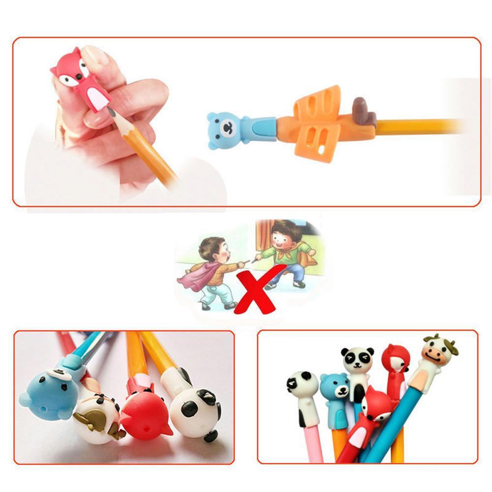 13 Stuks/set Siliconen Baby Leren Schrijven Tool Schrijven Pen Schrijven Correctie Apparaat Kinderen Briefpapier