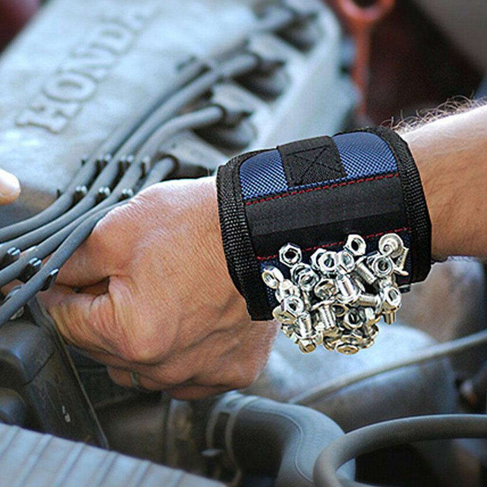 Polyester Magnetische Armband, 10/6 Stuks Van Sterke Tool, Riem Reparatie Elektricien Magneet, Zakjes, Houder, tool Draagbare, Dr Y6F6