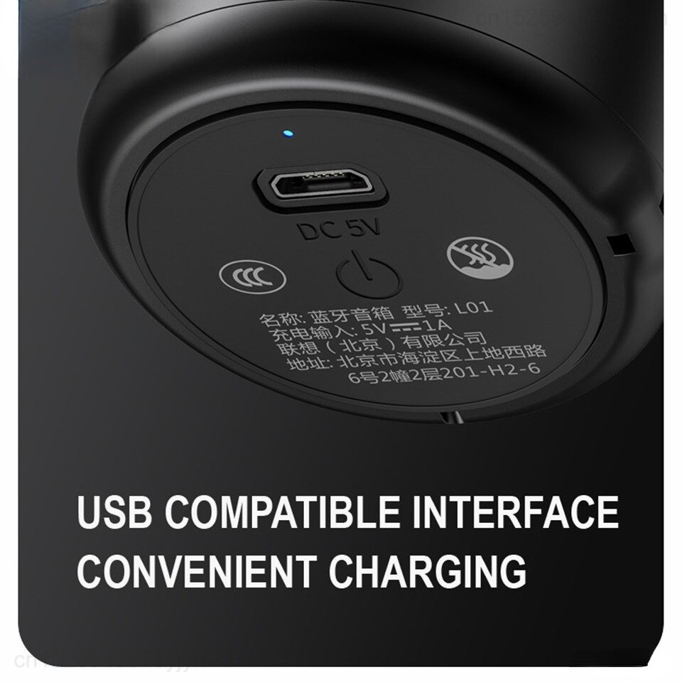 Xiaomi Lenovo L01 Bluetooth Speaker Portable Outdoor Loudspeaker Wireless Mini Column 3D Stereo Music Box Waterproof Speaker