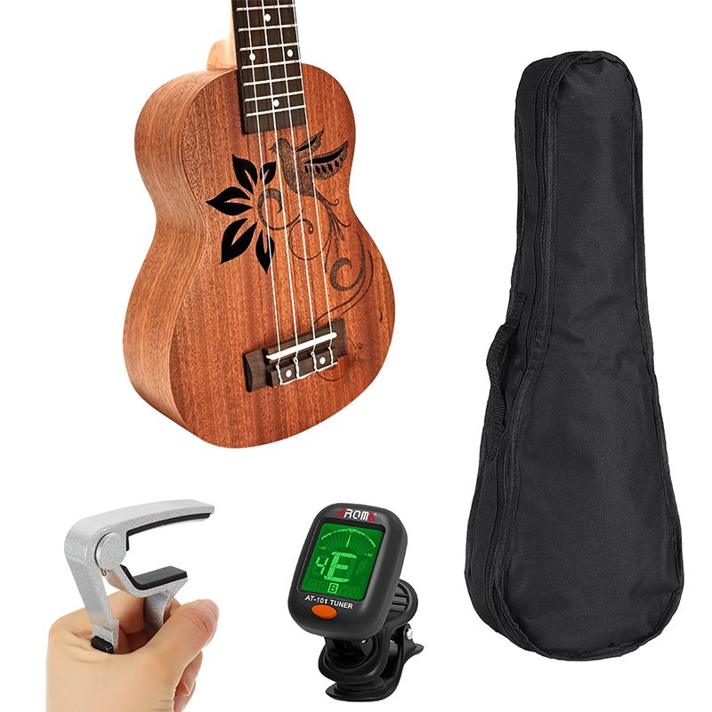21 inch 15 Frets Soprano Ukulele Concert Tenor Uke 4 Strings Ukelele Mini Guitarra Hawaiian Guitar Acoustic Musical Instruments: F3
