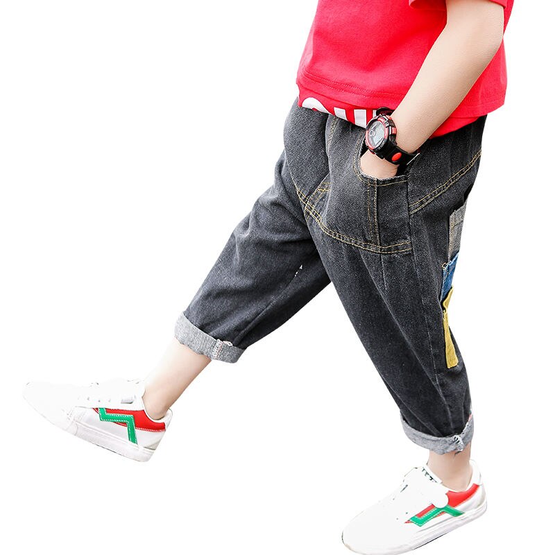 2 3 4 5 6 jahre Jungen Jeans Mehrfarbig Multi-tasche Denim Hosen Kleinkind Baby Jungen Harem Hosen frühling Herbst Hosen Neue