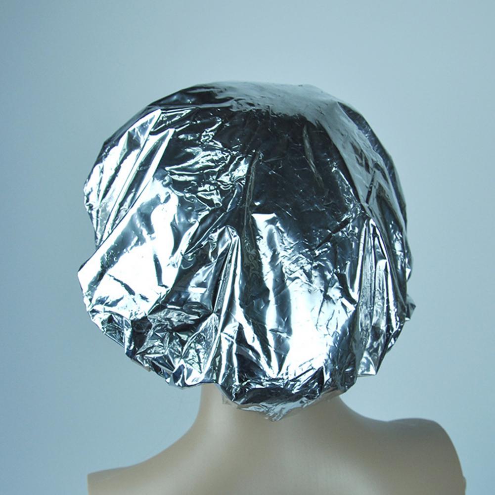 Useful High Elasticity Tin Foil Conditioning Cap Good Insulation Process Quickly Hair Treatments Coloring Processing Cap