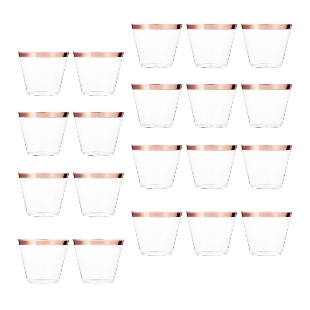 20 szt. Puchary deserowe małe przekąnarty galaretki parfait mus miski kubki pojemnik kubki na imprezę: obrazek 1