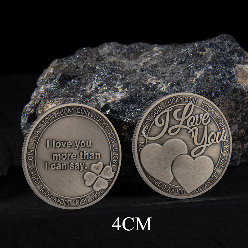 Valentines Day Anniversary Coin Token Romantic Love For Girlfriend Boyfriend Birthday