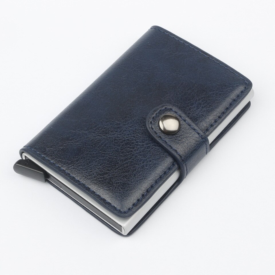 Wallet Security Swipe Card Bag: Royal blue