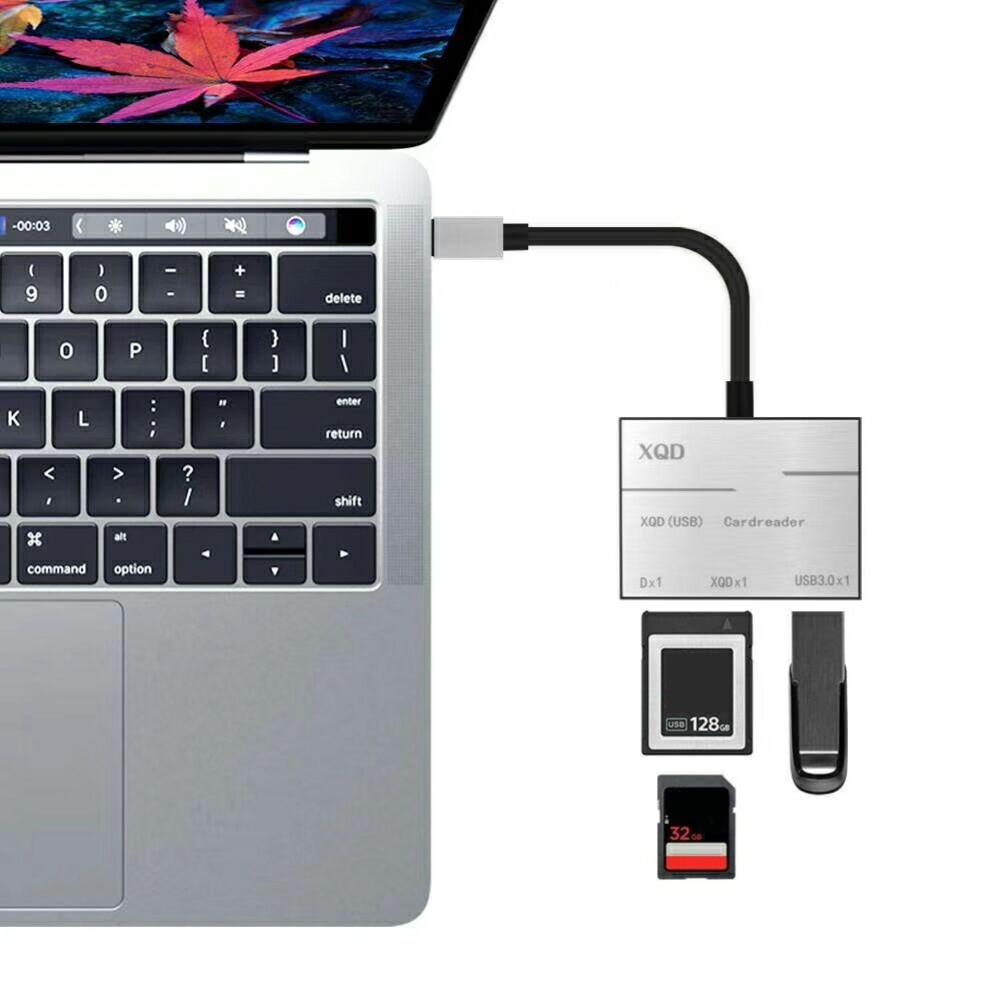 XQD SD Card Reader Upto 500MB/s High Speed XQD2.0 USB3.0 HUB Camera Kit Adapter