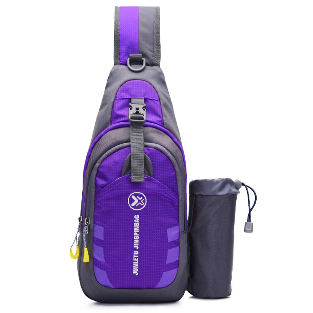 Sac à dos à bandoulière pour hommes et femmes, sacoche de poitrine, léger, résistant à l'eau, pour Camping, randonnée, voyage