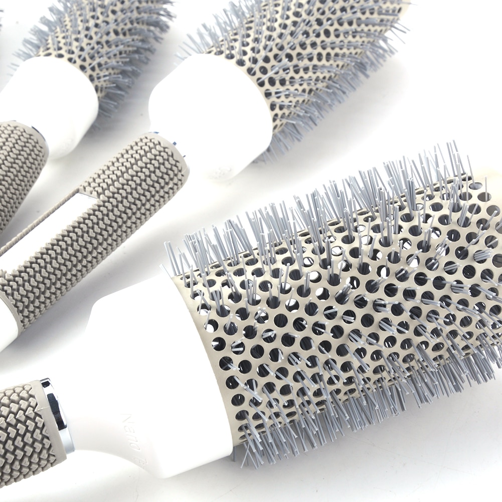 Hairdressing Brushes Ceramic Ionic Round Comb Salon Hair Styling Tools Brushes @