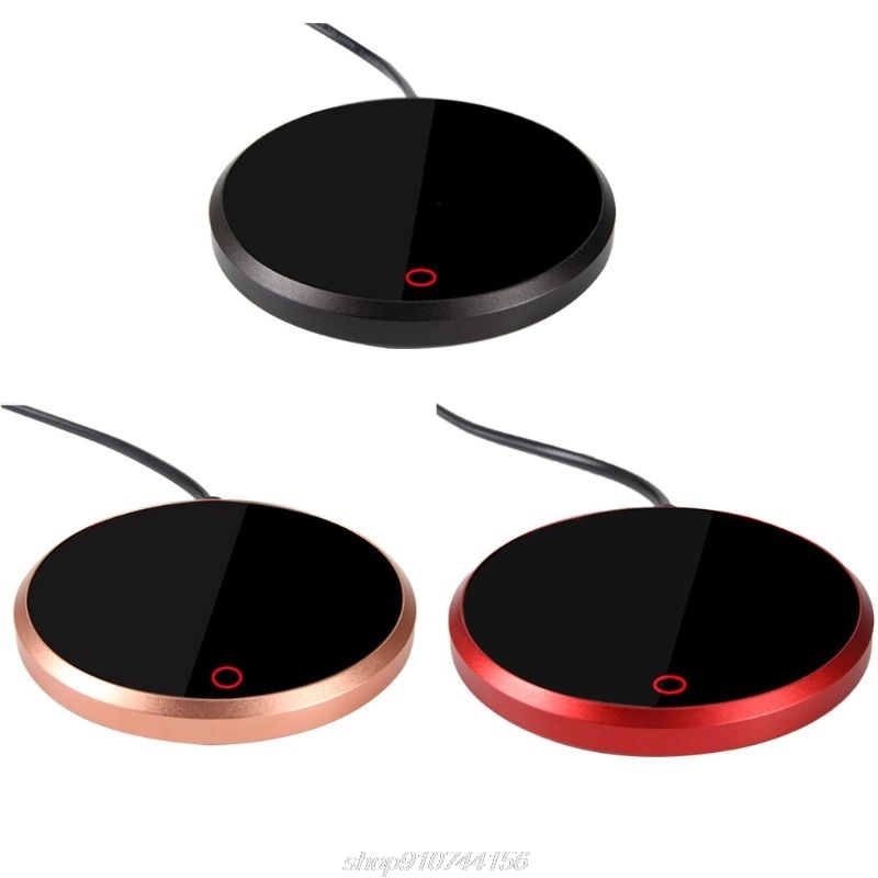 Electric Cup Mug Warmer Coffee Tea Drink Heater Pad Auto Shut Off Home Office Supply D14 20