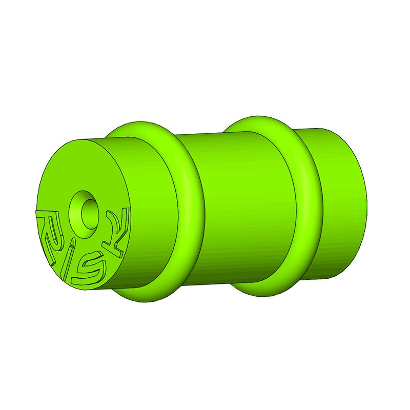 RISK-Protector de Cable interno para freno de bicicleta, funda protectora de silicona para palanca de cambios de cuadro de bicicleta, anillo redondo, Donuts