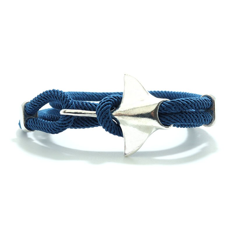 Pulsera Manta de para hombres y mujeres, 3 capas ajustables, cuerda de animales en el océano, accesorios, Pulseras de protección del medio ambiente: Chapado en cobre envejecido
